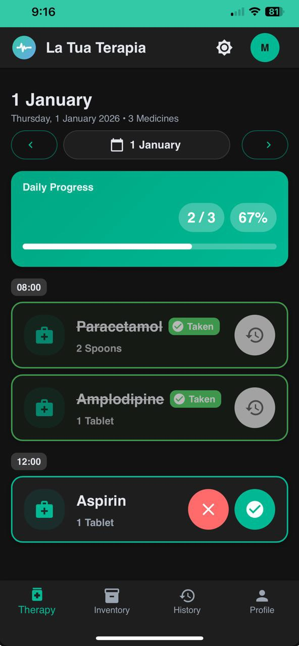 La Tua Terapia App Screenshot